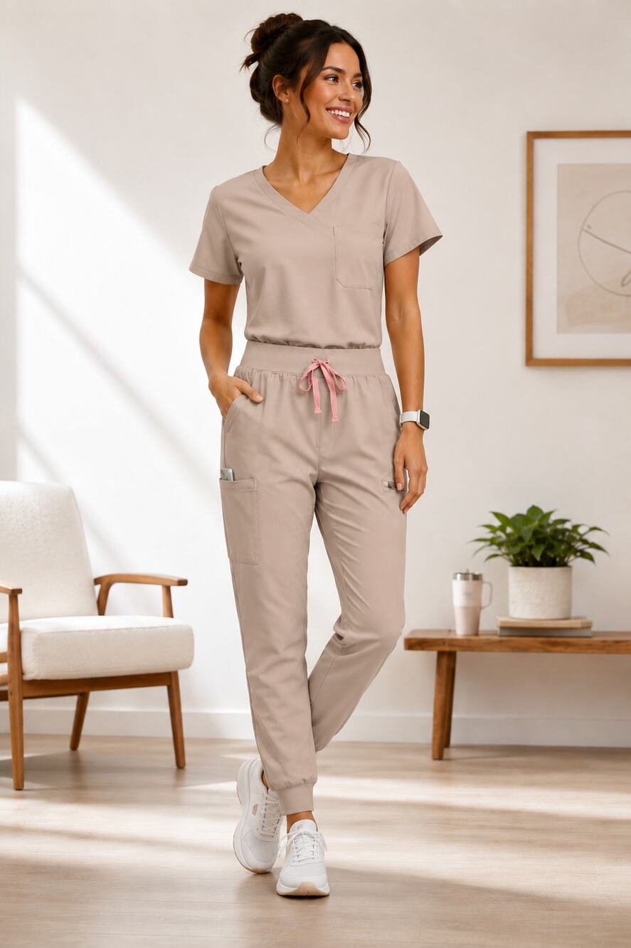 NEW Easy Stretch by Butter-Soft Momer Olivia Slim Leg Jogger Scrub Pants XS